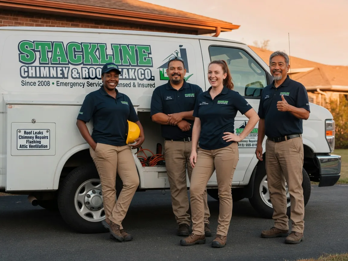 Chimney flashing repair company in Leonard, TX